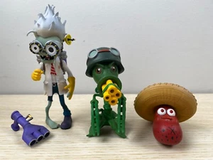 Diamond Select Plants vs Zombies SCIENTIST ZOMBIE & GATLING PEA Loose Figures - Picture 1 of 5