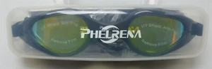 Phelrena Schwimmbrille Antibeschlag UV-Schutz mit Ohrstöpsel Nasenclip Set A NEU - Bild 1 von 3