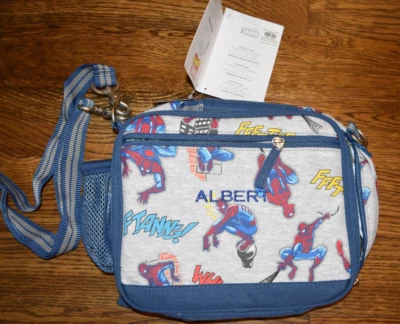 Pottery Barn Kids Mackenzie Marvel Spider-Man Glow-in-Dark Cold Lunch Box Albert - Image 1 of 2