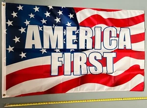 DONALD TRUMP FLAG FREE USA SHIP Save America First USA Desantis USA Sign 3x5' - Picture 1 of 1