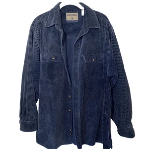High Sierra Herren Größe Medium Cord Sakko Marineblau Knopfleiste - Bild 1 von 6