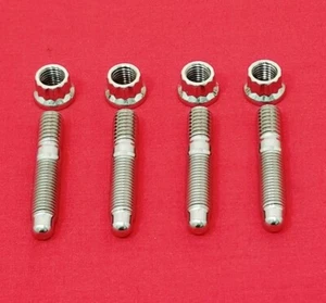 HARLEY-DAVIDSON ARP 12 POINT 12PT POLISHED STAINLESS EXHAUST FLANGE STUD KIT - Bild 1 von 3