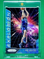 2016-17 Panini Prizm FOTL Teal Wave /25 SSP DIRK NOWITZKI Card #11 Mavericks HOF