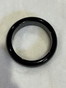 RARA Avis black resin bangle bracelet 7.8”