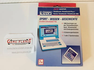 V-Tech Lernspielzeug Zusatzkassette Genius Leader Sport Wissen Geschichte NEU - Bild 1 von 2