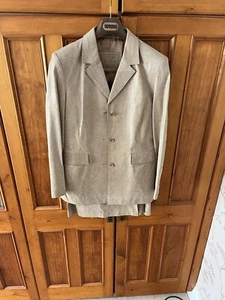 Betty Barclay Leather Skirt Suit Size 14 BNWT (Beige/Fawn) - Picture 1 of 13
