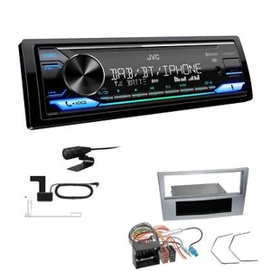 JVC Digital 1-DIN Autoradio DAB+ Bluetooth für Opel Astra H matt chrom Canbus - Bild 1 von 6