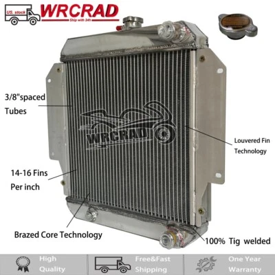 Radiador de refrigeración todo aluminio apto para Suzuki Samurai 1.3L I4 JA JX 1986-1988 1987 MT Foto 1 de 4