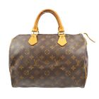 Louis Vuitton Speedy 30 Handbag Purse Monogram Canvas M41526 Th0938 Kk32481