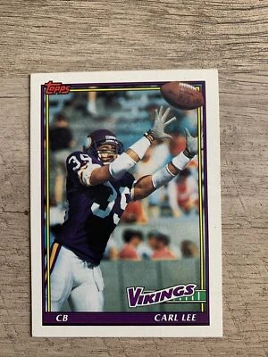 1991 Topps NFL Carl Lee #388 - Image 1 of 2