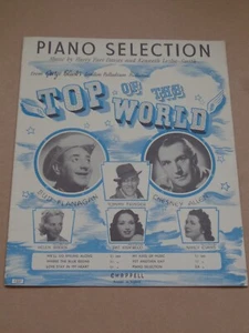 Flanagan & Allen/Tommy Trinder - Top Of The World 1940 Piano Selection - Picture 1 of 1
