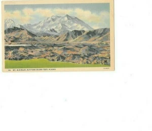VTG Postcard WWII Military Member Letter to Home Mount McKinley AK Posted 1942 - Foto 1 di 2