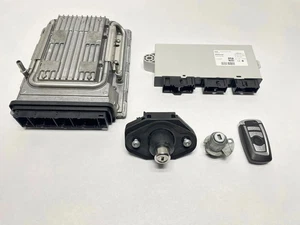 09-13 BMW F01 F02 F10 F12 N63 DME ECU Engine Motor Control Module Key Set OEM - Picture 1 of 12