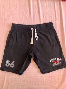 Pantaloncino bermuda uomo Datch nero xxl elasticizzato cotone con tasche - Foto 1 di 11