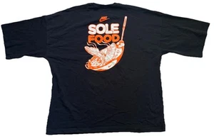 Nike Sportswear Sole Food Graphic T-shirt Men XL Tall Oversized Black FB9807 010 - Picture 1 of 7
