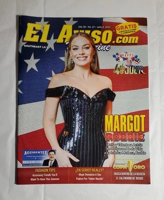 El Aviso Magazine Margot Robbie - July 2023 - Image 1 of 4