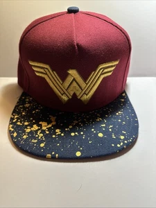 Snap Back Wonder Woman Cap Never Worn Flat Bill - Picture 1 of 7