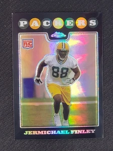 2008 Topps Chrome Refractor Jermichael Finley #TC218 Rookie RC - Picture 1 of 2