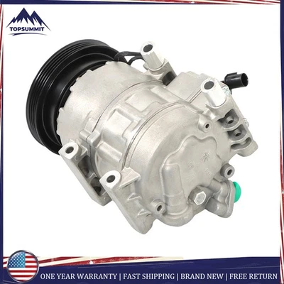 Compresor de aire acondicionado con embrague para Hyundai Accent 2006-2008 2009 1,6 L 6512437 1010925 Foto 1 de 4