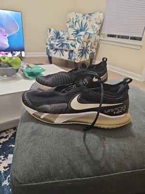 Nike Vapor NXT Men's Athletic Shoes Hard Court Tennis Shoes 9.5 Black White - Image 1 of 4