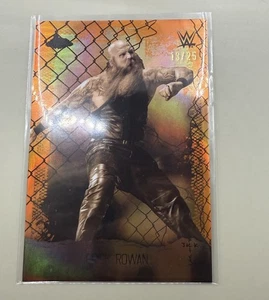 2025 Topps Chrome Cactus Jack WWE ERIC ROWAN Orange Refractor /25 Wyatt Sicks - Picture 1 of 3