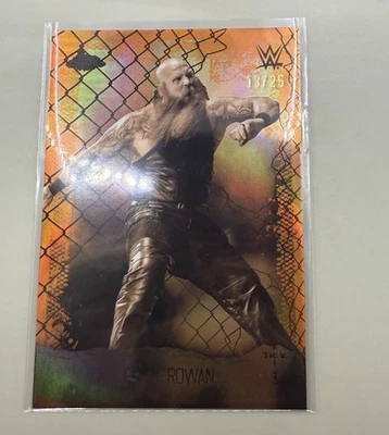 2025 Topps Chrome Cactus Jack WWE ERIC ROWAN Orange Refractor /25 Wyatt Sicks - Image 1 of 3