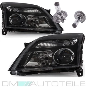 Juego de faros negro lente DE OPEL VECTRA C SIGNUM 02-05 incl. bombillas H7 - Imagen 1 de 1