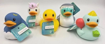 Lote De 5 Nuevos Infantino Pato De Goma Jeep Pato Crucero Escondiendo Bañera De Bebé Foto 1 de 4