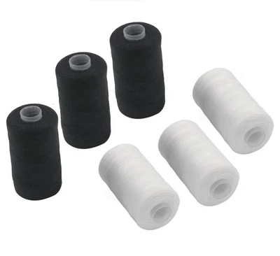 (0,03 EUR/10 m) Nähgarn 6 Spulen Nähfaden Set Nähmaschine Garn Polyester 3000m - Bild 1 von 4