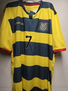 Marathon Authentic Ecuador National Estupinan  Team 2021 Soccer Futbol  Sz: L - Picture 1 of 9