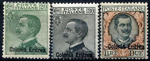 Colonie Italiane Eritrea 1925 S20 n. 93/95 ** (m2149) - Picture 1 of 1