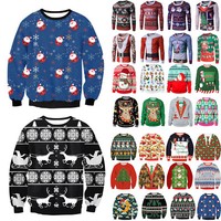 Ugly Funny Christmas Xmas Sweatshirt Womens Mens Hoodie Sweater Pullover Jumpers