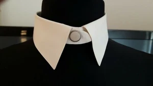 Vintage Detachable white Rocola Lincoln 15 inch Collar - Picture 1 of 3