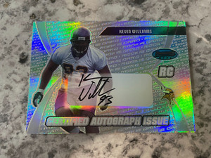 2003 Bowman's Best KEVIN WILLIAMS Autograph Rc Minnesota Vikings Auto Rookie Sp!