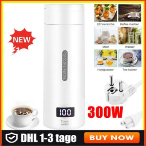 Edelstahl Glas Wasserkocher 300Watt mit 4 Gänge Temperaturwahl Tragbare - Bild 1 von 24