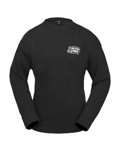 Volcom Essential Crew Women's Sweatshirt, Black, X-Large - Picture 1 of 6