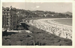 España San Sebastián Paseo y playa de la Concha RPPC 01.69 - Imagen 1 de 2