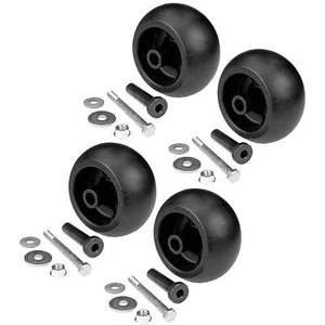 4PK Wheels with Hardware Fits Exmark 109-2098 103-7263 103-8415 7263 - Picture 1 of 1