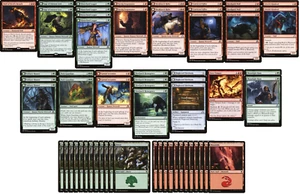 Rot Grün Werwolf Deck - 60 Karten - MTG Magic The Gathering - Spielbereit!!! - Bild 1 von 1