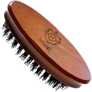 Cepillo para barba de cerdas de jabalí firme Murai by Giorgio - Cepillo de viaje para el cuidado de la barba - Imagen 1 de 4