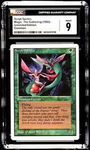 1993 MTG Magic the Gathering Unlimited Scryb Sprites Vintage WOTC CGC 9 Mint - Picture 1 of 4