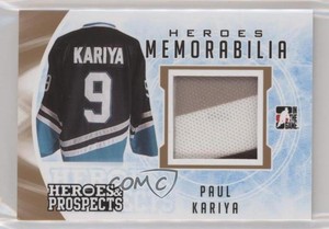 2016-17 Leaf ITG Heroes & Prospects Heroes Memorabilia Paul Kariya #HM-35 HOF