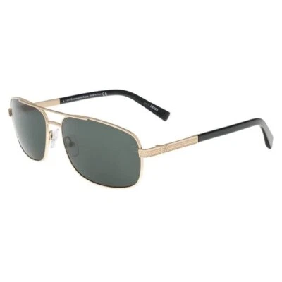 Gafas de sol para hombre Ermenegildo Zegna EZ0012 28N dorado rectangular verde 61-16-140 mm Foto 1 de 4