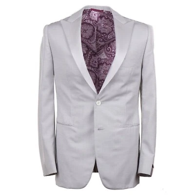 Sartoria Partenopea Slim Fit Wool-Silk Dinner Jacket 38R (Eu 48) Tuxedo Blazer - Image 1 of 4