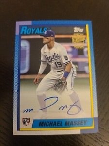 2023 TOPPS ARCHIVES MICHAEL MASSEY AUTO ON CARD AUTOGRAPH #90FF-MM