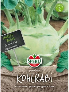 Sperli Kohlrabi ""Superfusión"" hasta 10 kg delicado almacenamiento aprox. 55 semillas de repollo 81160 - Imagen 1 de 1