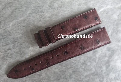 Genuine OEM Blancpain 19/16mm Bordeaux Leather Watch Strap Band UNUSED! - Image 1 of 4