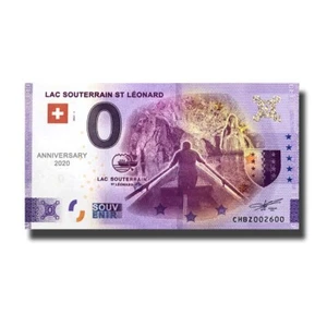 Euro Souvenir Aniversario Suiza 2021-1 CHBZ St Leonard Souvenirscheine - Imagen 1 de 2