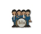 Beatles Blue Suits Pin Face - John Lennon Ringo George Harrison Paul McCartney