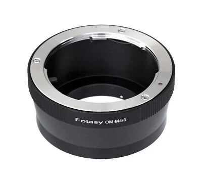 Olympus OM lens to Micro M4/3 Adapter Olympus OM-D E-M1 E-M5 E-M10 Mark II PEN-F - Image 1 of 4